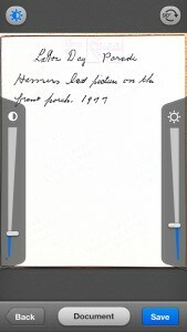 Making corrections in Scanning Pro