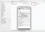 iPhoto library file size shown using command-I